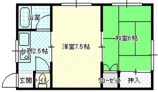吉田アパート【2階】の間取り
