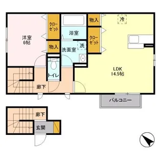 グリーンヒル ステラ【2階】の間取り
