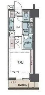 ラグゼナ田端北【2階】の間取り