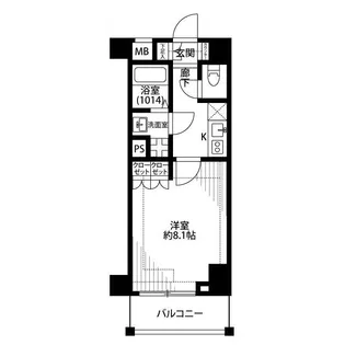 プレール・ドゥーク東陽町【2階】の間取り