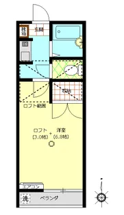 アルファ11【2階】の間取り