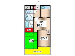日神パレステージ日吉【4階】の間取り