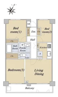 グレイスコート葛西【2階】の間取り