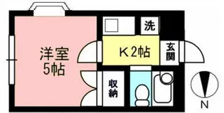 シティ生田【3階】の間取り