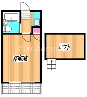 ベルエアー今川【2階】の間取り
