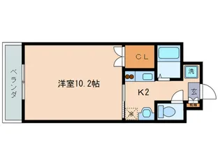 太陽ハイツ南草津III【4階】の間取り