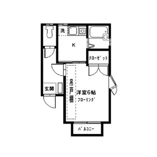 メゾネット新川【2階】の間取り