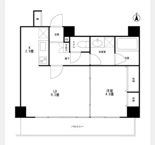 高輪三枝ビル【2階】の間取り