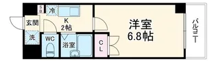 ラフォーレ竹山【2階】の間取り