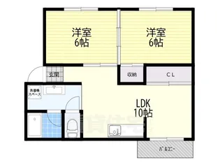 セントラーザ【2階】の間取り