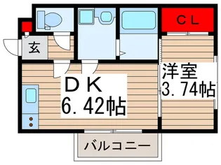 CATS ONE【3階】の間取り