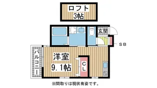 K-MaisonRiche【1階】の間取り