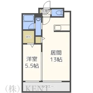ciliegio円山(シリエージョ円山【3階】の間取り
