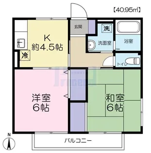 ジュネス桜台【2階】の間取り