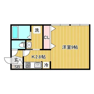 ディオルモンド【1階】の間取り