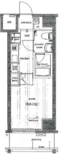 アベニール大塚【6階】の間取り