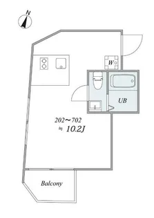 trias214【5階】の間取り