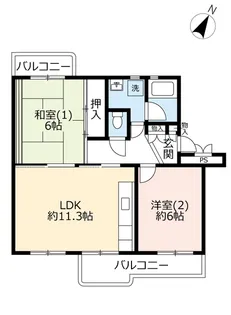 UR千葉ニュータウン内野【3階】の間取り