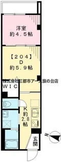 ルポリテ【2階】の間取り