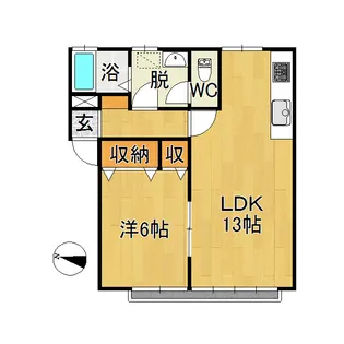 STマンション【1階】の間取り