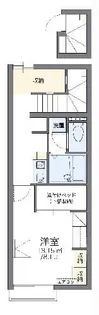 レオパレススカイヒルズ【2階】の間取り
