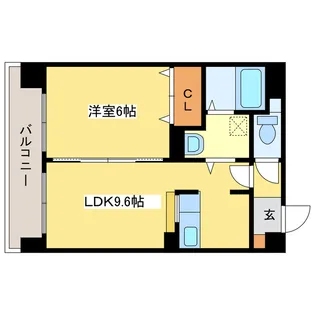 パシフィック元町パッセージ【3階】の間取り