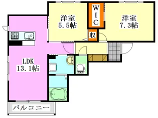 レガリオ【1階】の間取り