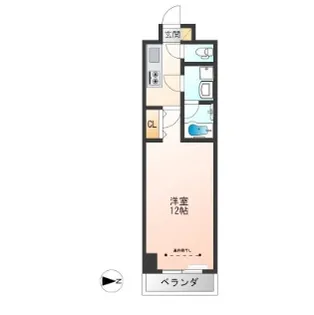 サンライズ宇都宮【4階】の間取り