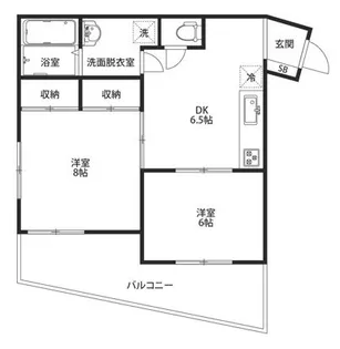 オーク室町【5階】の間取り