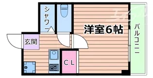 ナンノ第12号館【4階】の間取り