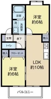 エルザ・ドゥ・サボール【1階】の間取り