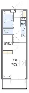 レオパレススプルースII【2階】の間取り