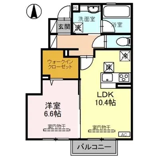 トレジャー・ライト【1階】の間取り