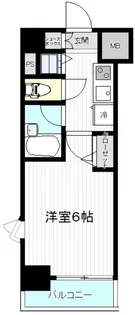 メナージュ・クレール【6階】の間取り