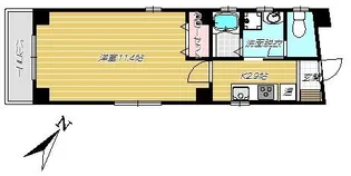 Kマンション【3階】の間取り