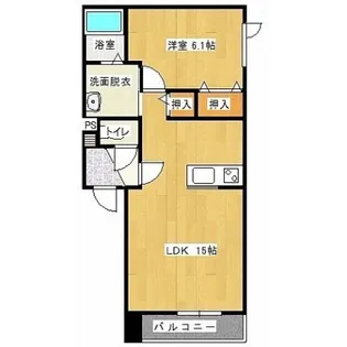 エタニティXI【3階】の間取り