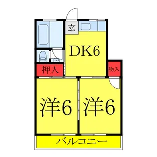 コーポサトウ【3階】の間取り