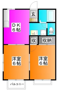 コート芝ファミールI【2階】の間取り