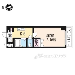 カーサ・ソラッツオ弐番館【2階】の間取り