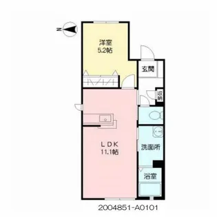 ユミナース【1階】の間取り