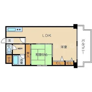 ヒルブリッジヒルNO.1【4階】の間取り