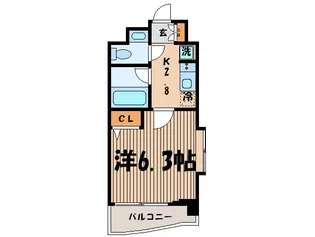 フランボア-ズ元代々木町【2階】の間取り