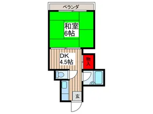 コ-ポ山田【1階】の間取り