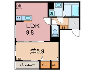 Neve【1階】の間取り