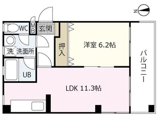 ステラマリス【4階】の間取り
