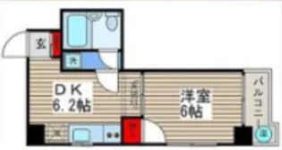 竜泉第12ウイーンハイツ【6階】の間取り