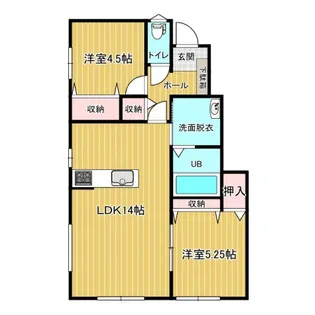 クレストガーデン【1階】の間取り