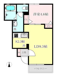 ホープさくら【1階】の間取り