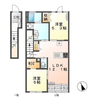 ドリームII【2階】の間取り