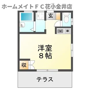 Wood SpazioII【1階】の間取り